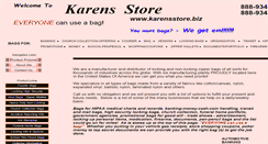 Desktop Screenshot of karensstore.biz